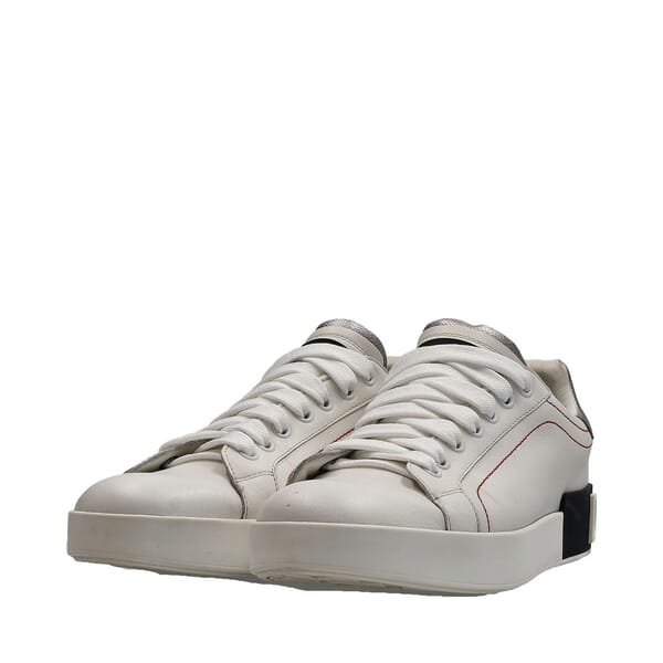 Leather Portofino Sneakers White