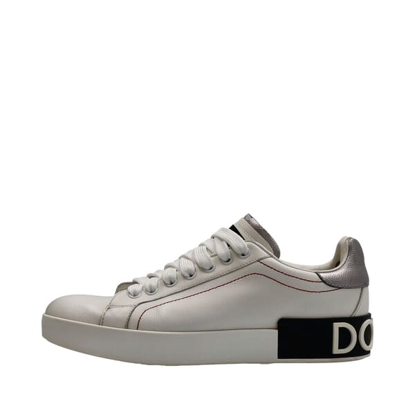 Leather Portofino Sneakers White