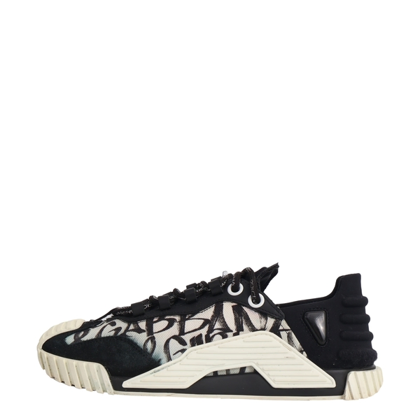 Mixed Material NS1 Sneakers Black/White