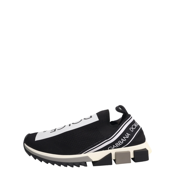 Knit Sorrento Slip-On Sneakers Black/White