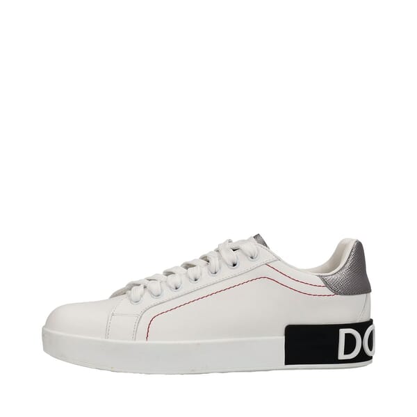 Leather Portofino Sneakers White