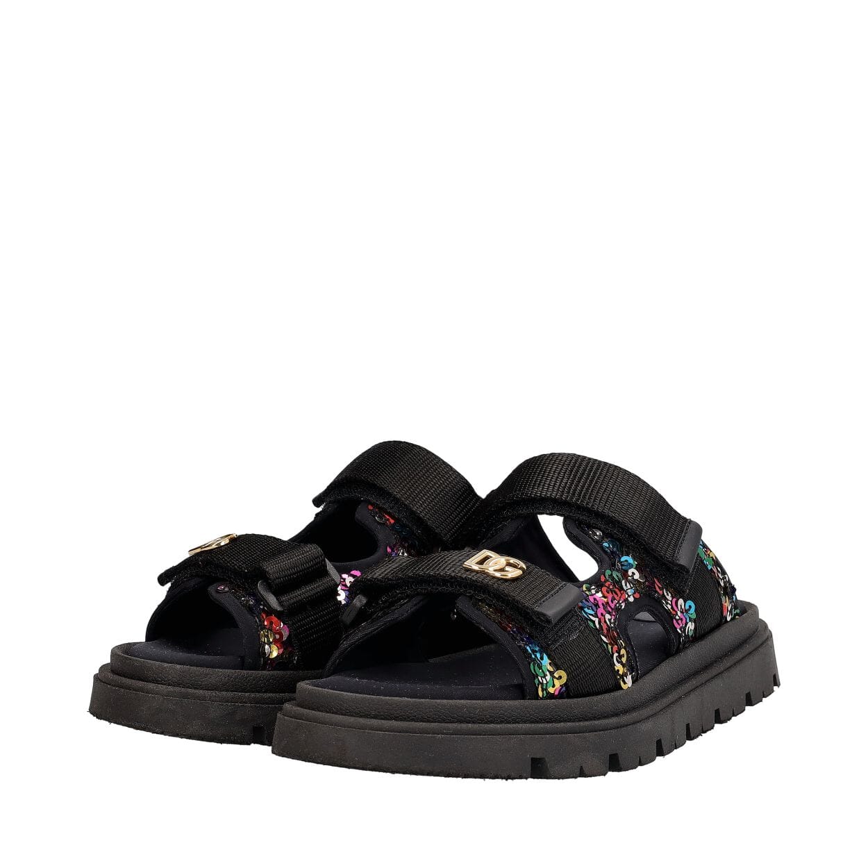 Bambino Sequined Sandals Multicolour