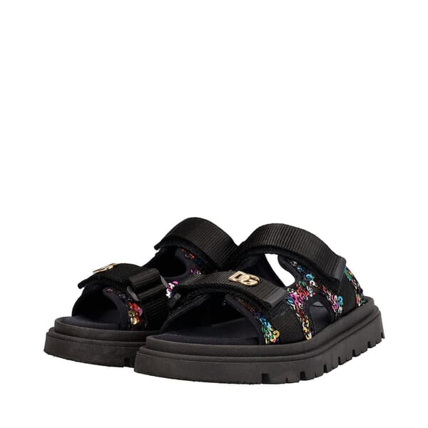 Bambino Sequined Sandals Multicolour