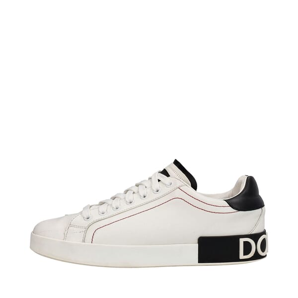 Leather Portofino Sneakers White