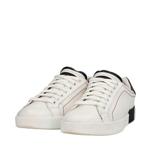 Leather Portofino Sneakers White