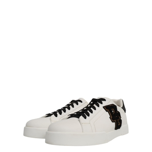 Leather Portofino DG Patch Sneakers White