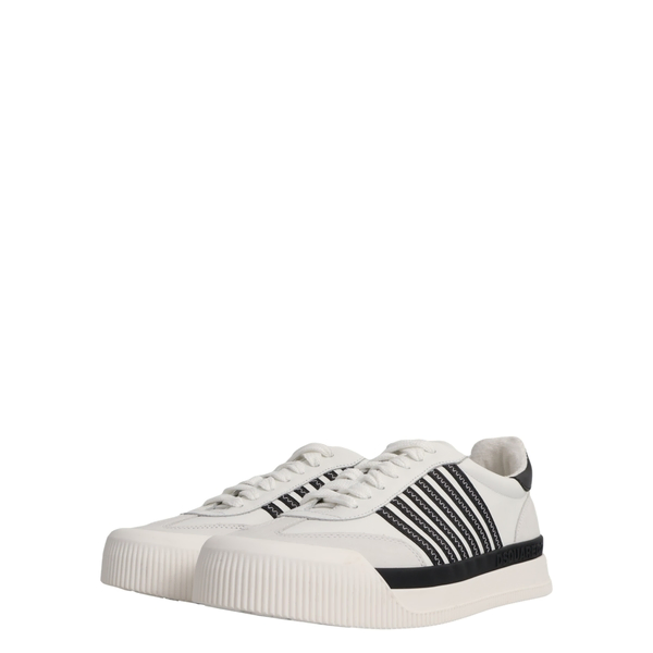 Leather New Jersey Sneakers White