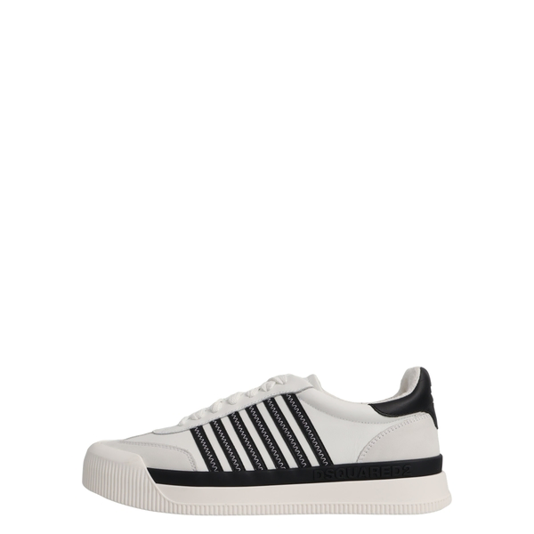Leather New Jersey Sneakers White