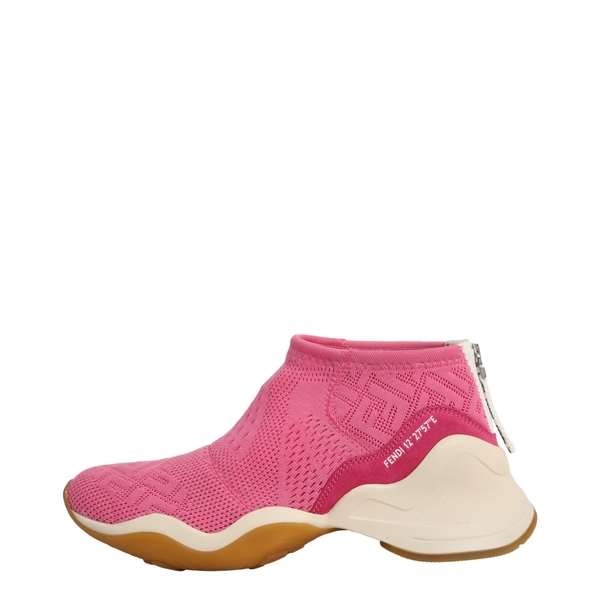 Mix Material Sock Sneakers Pink