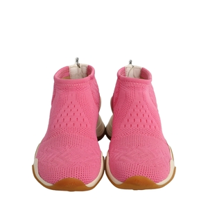 Mix Material Sock Sneakers Pink, view 3