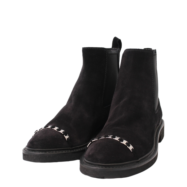 Suede Chelsea Boots Black