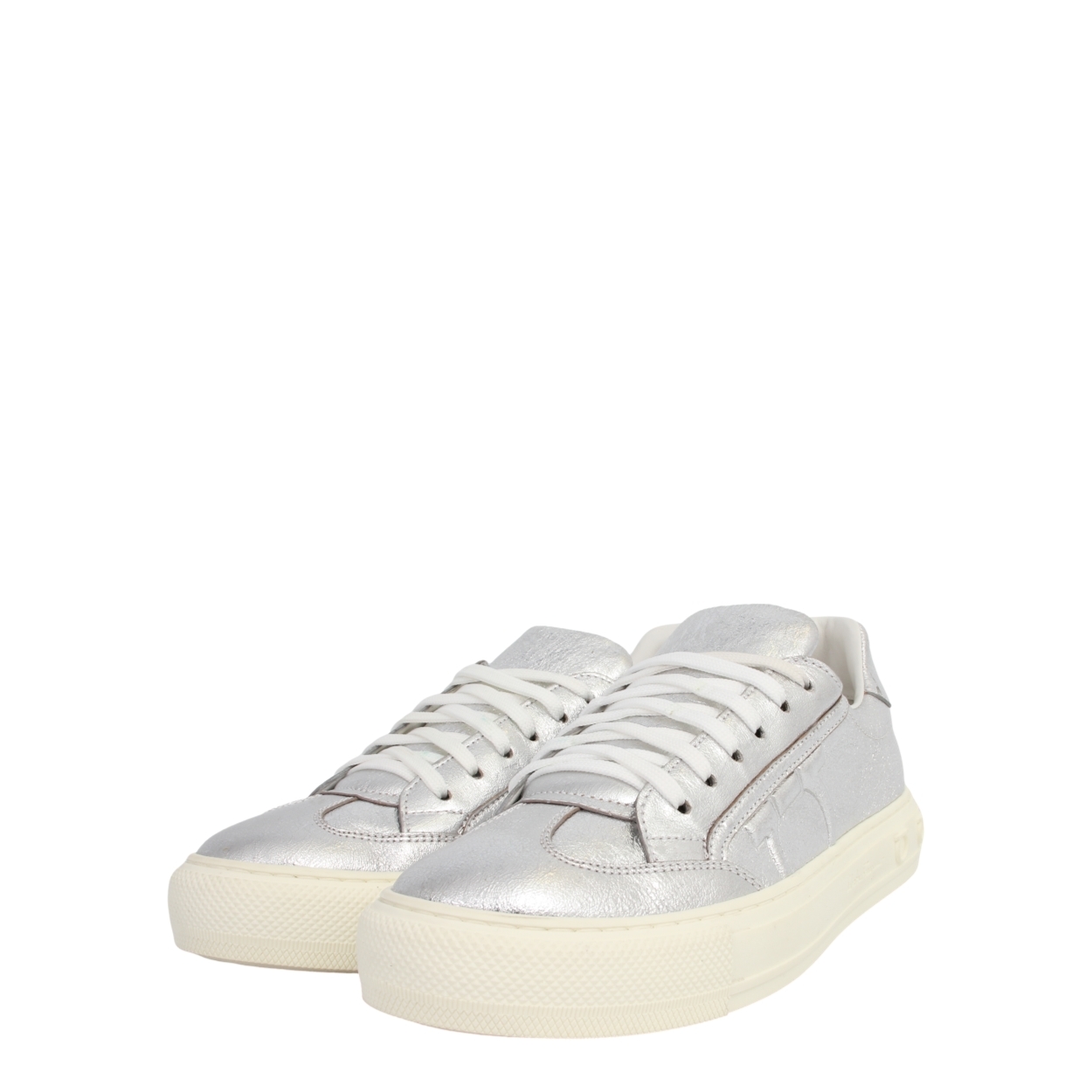 SALVATORE FERRAGAMO Metallic Leather Cassina Gancini  display picture 2