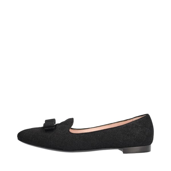 Denim Varina Ballet Flats Black