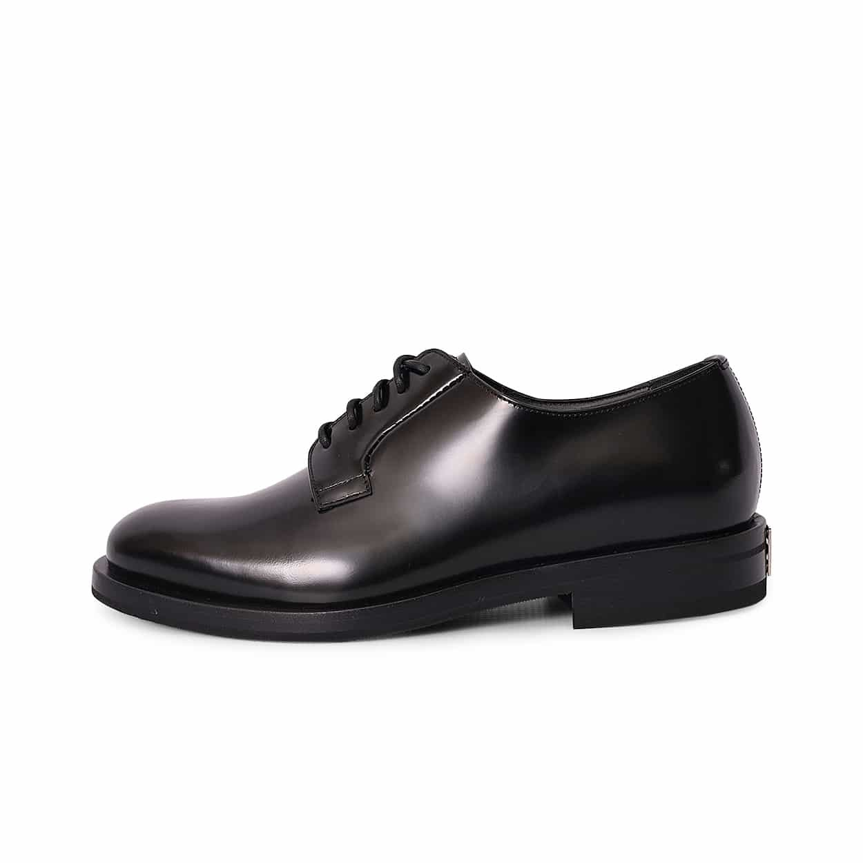 GIVENCHY Leather Lace Up Derby Shoes Black | Luxity