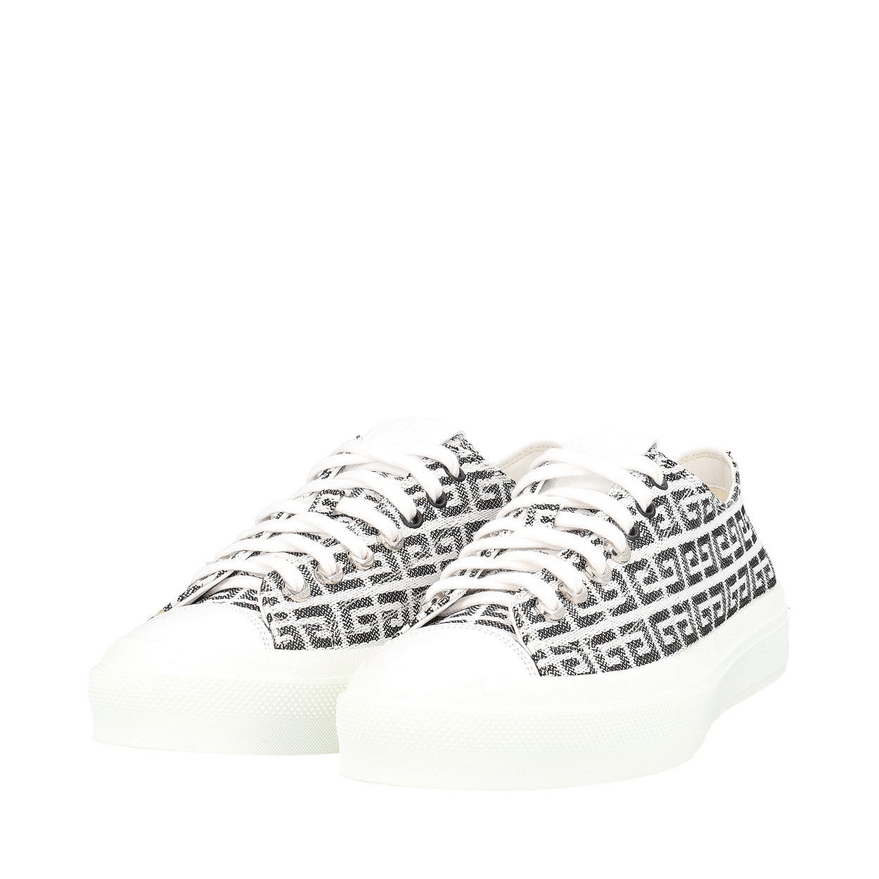 GIVENCHY Jacquard City G Sneakers White/Black | Luxity