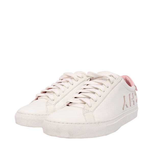 GIVENCHY Leather Urban Street Reverse Logo Sneakers White