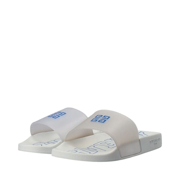 Rubber Gade Day Logo Pool Slides White