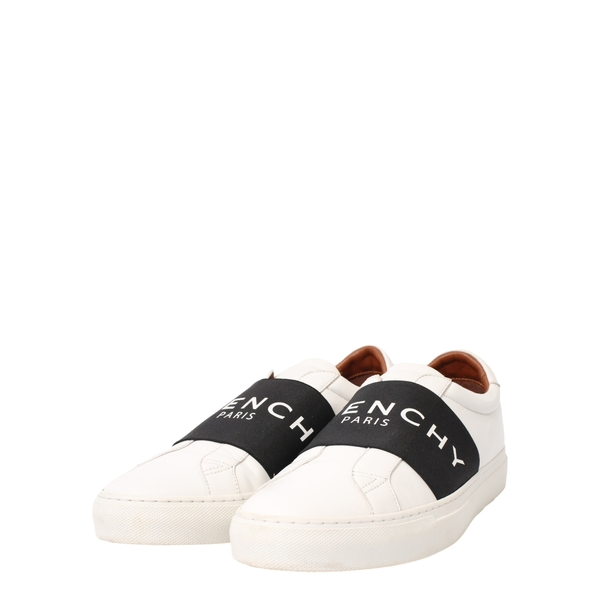 GIVENCHY Leather Urban Street Logo Sneakers White | Luxity