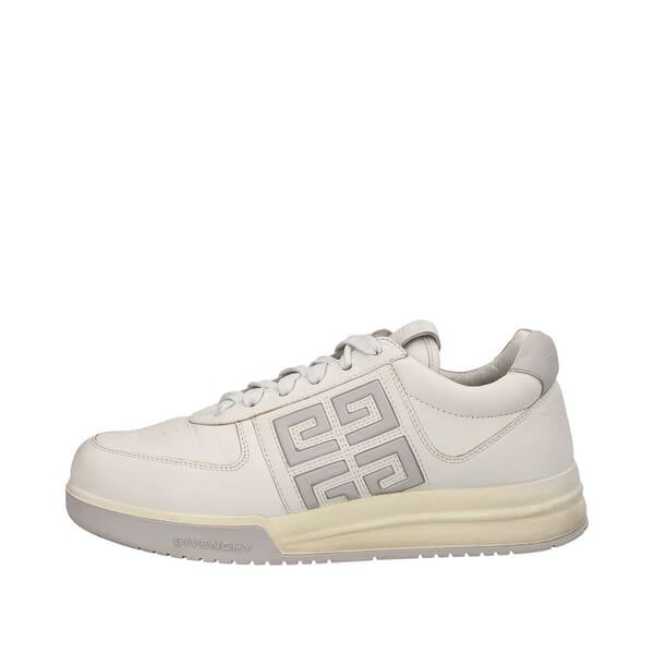 Leather G4 Sneakers White/Grey
