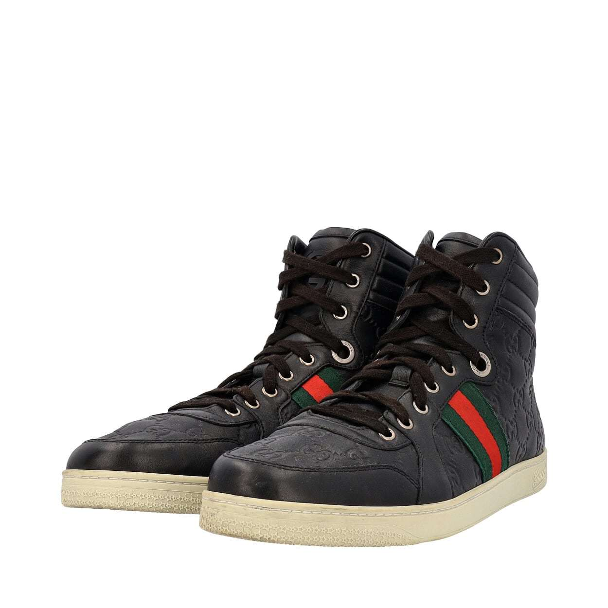 guccissima high top sneakers