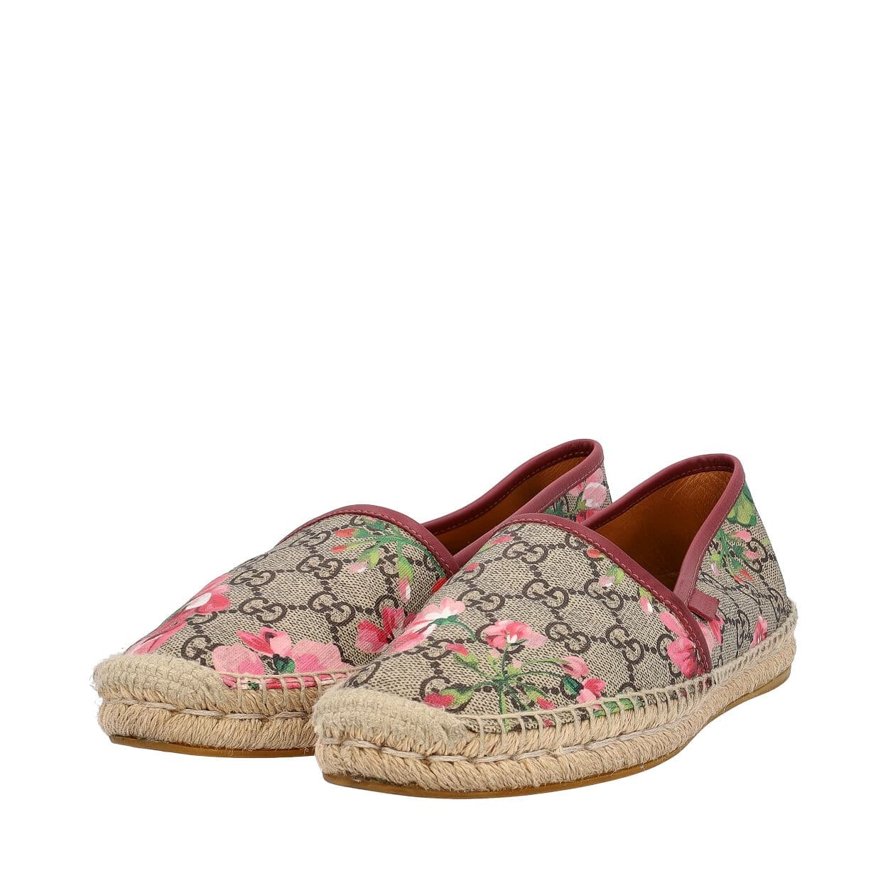 GUCCI Supreme GG Bloom Espadrilles Dry Rose | Luxity