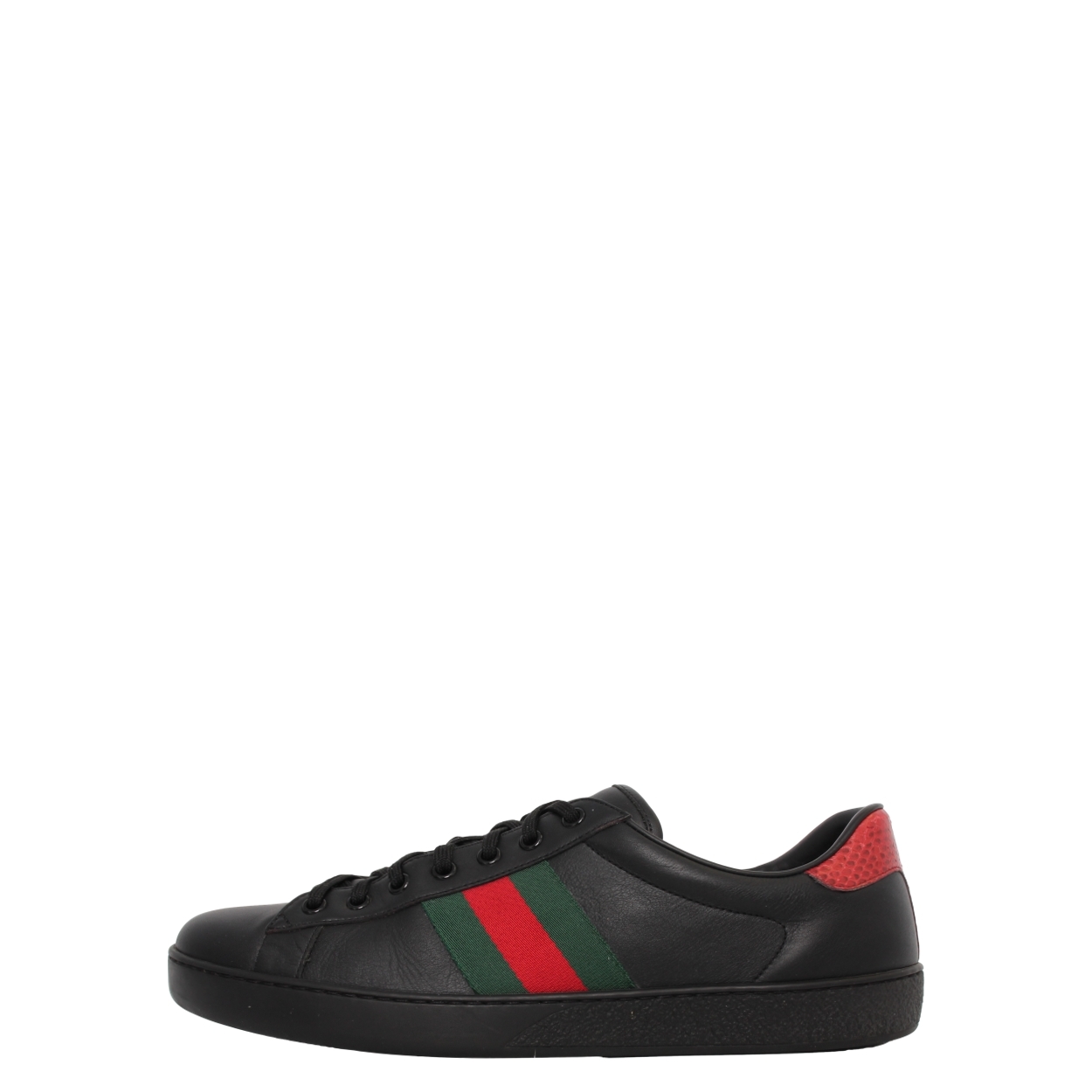 Leather Ace Sneakers Black