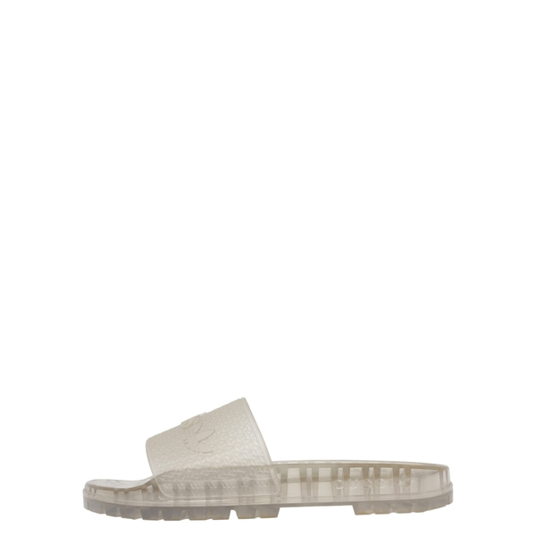 x ADIDAS Rubber Slide Sandals Transparent