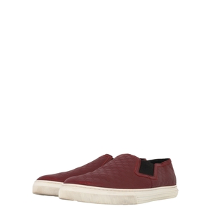 GUCCI Guccissima Slip-On Sneakers Burgundy | Luxity display picture 1