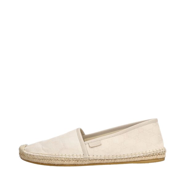 Canvas GG Espadrilles Ivory