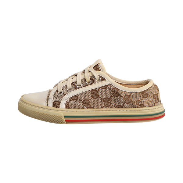 Vintage Canvas GG Sneakers Beige