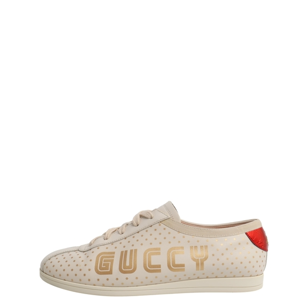 Leather Guccy Falacer Sneakers White