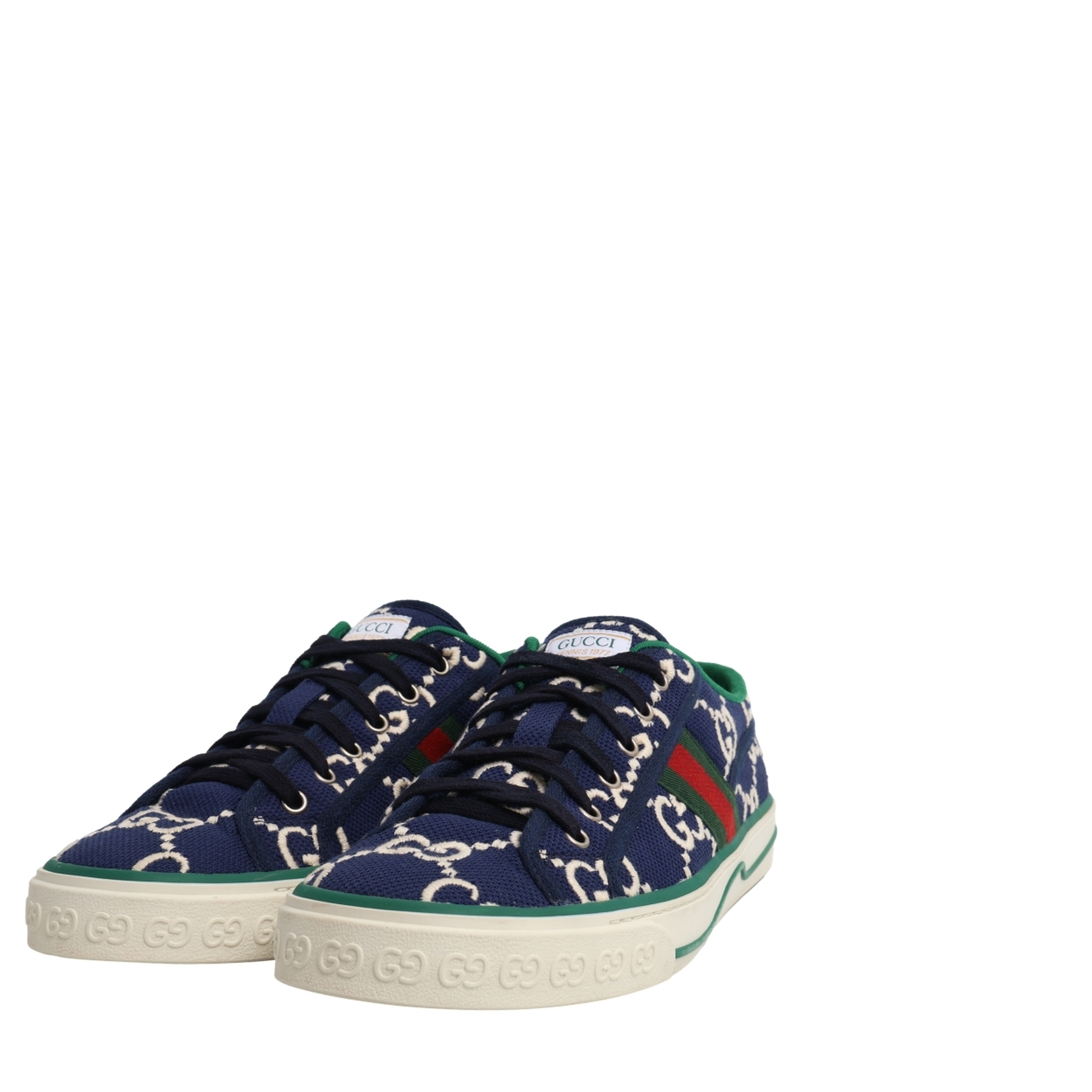 GUCCI Canvas GG Tennis 1977 Sneakers Blue | Luxity