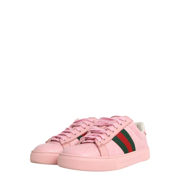 Crystal GG Ace Sneakers Pink