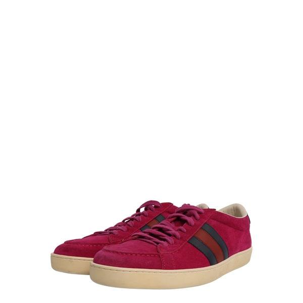 Vintage Suede/Leather Ace Sneakers Fuchsia