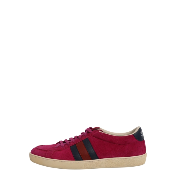 Vintage Suede/Leather Ace Sneakers Fuchsia