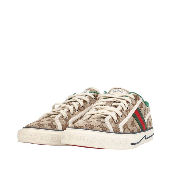Canvas GG Tennis 1977 Sneakers Beige