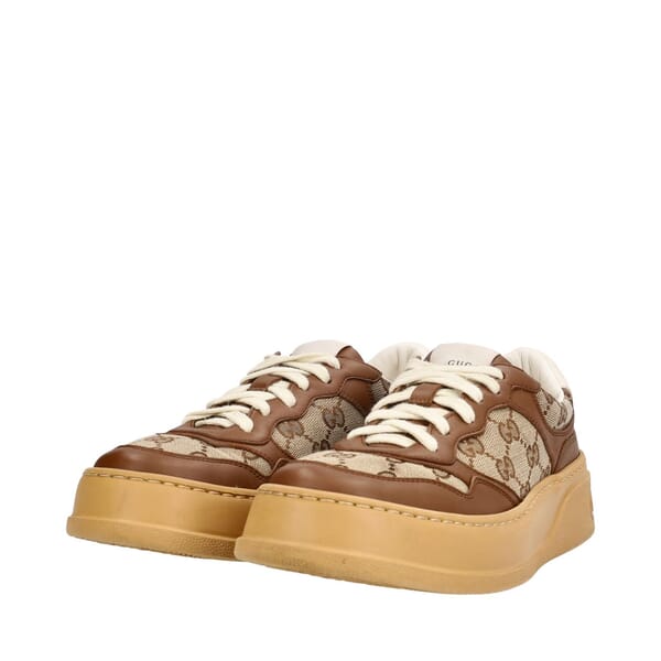 Supreme GG Chunky Sneakers Beige/Brown