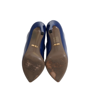 Patent Ankle Boots Blue, view 5