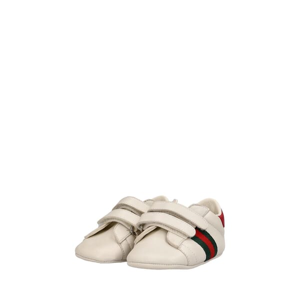 Leather Baby Ace Sneakers White