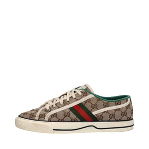 Canvas GG 1977 Tennis Sneakers Beige/Ebony, view 2