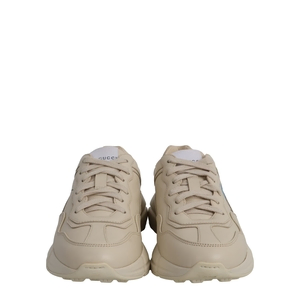 x DISNEY Leather Donald Duck Rhyton Sneakers Ivory, view 3