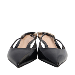 Patent Signoria Slingback Pumps Black, view 3