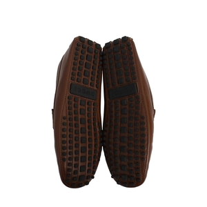 Supreme GG/Leather Loafers Beige/Brown, view 5