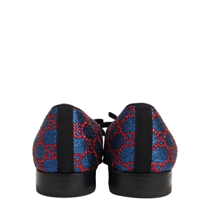 Lurex GG Loafers Blue/Red, view 4