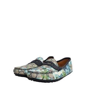 Supreme GG Blooms Loafers Blue