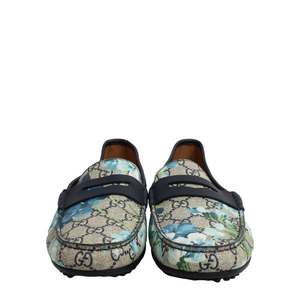 Supreme GG Blooms Loafers Blue, view 3