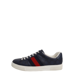 Supreme GG Ace Sneakers Navy Blue, view 2