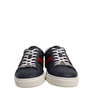Supreme GG Ace Sneakers Navy Blue, view 3
