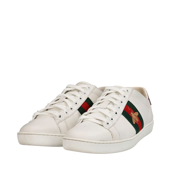 Leather Ace Sneakers White