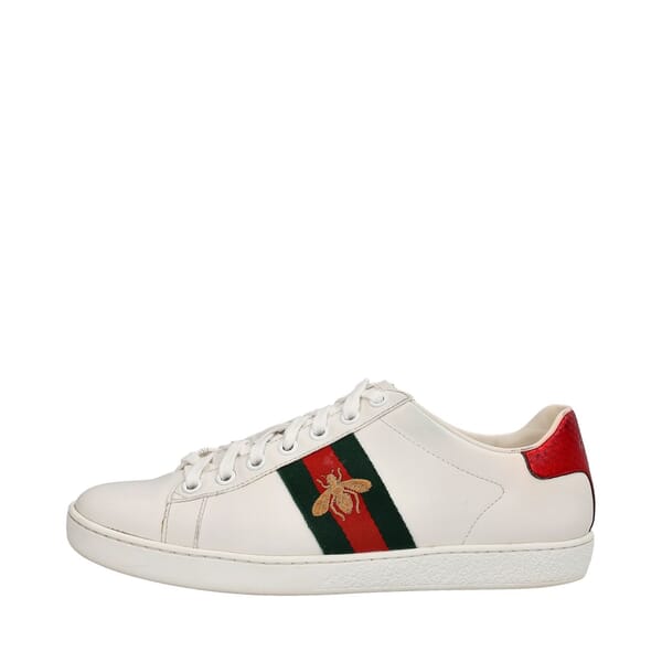 Leather Ace Sneakers White